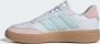 Adidas Sportswear Courtblock sneakers wit lichroze gum Imitatieleer 35 1 2 - Thumbnail 17