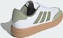 Adidas Sportswear Courtblock sneakers wit mosgroen gum Imitatieleer 35 1 2 - Thumbnail 11