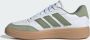 Adidas Sportswear Courtblock sneakers wit mosgroen gum Imitatieleer 35 1 2 - Thumbnail 12