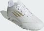 Adidas F50 Club Gras Kunstgras Voetbalschoenen (FxG) Kids Wit Goud - Thumbnail 6