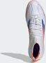 Adidas F50 Elite Mid Gras Voetbalschoenen (FG) Wit Blauw Rood - Thumbnail 4