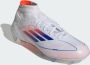 Adidas F50 Elite Mid Gras Voetbalschoenen (FG) Wit Blauw Rood - Thumbnail 6