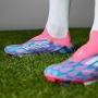 Adidas F50+ Gras Voetbalschoenen (FG) Blauw Roze Wit - Thumbnail 7