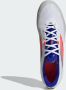 Adidas F50 League Zaalvoetbalschoenen (IN) Wit Rood Blauw - Thumbnail 4