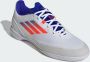 Adidas F50 League Zaalvoetbalschoenen (IN) Wit Rood Blauw - Thumbnail 6