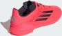 Adidas F50 League Zaalvoetbalschoenen (IN) Kids Felrood Zwart Zilver - Thumbnail 7