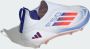 Adidas F50 Pro Veterloze Gras Voetbalschoenen (FG) Kids Wit Rood Blauw - Thumbnail 7