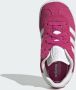 Adidas Originals Gazelle II Baby's Semi Lucid Fuchsia Cloud White Gold Metallic Kind Semi Lucid Fuchsia Cloud White Gold Metallic - Thumbnail 6