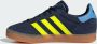 Adidas Originals Gazelle Children Night Indigo Solar Yellow Light Blue Night Indigo Solar Yellow Light Blue - Thumbnail 13