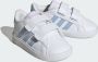 Adidas Sportswear Grand Court 2.0 CF sneakers wit lichtblauw Imitatieleer 26 - Thumbnail 5