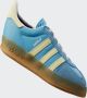 Adidas Originals Gazelle Indoor Dames Semi Blue Burst Almost Yellow Cloud White- Dames Semi Blue Burst Almost Yellow Cloud White - Thumbnail 25