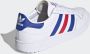 Adidas Originals Team Court sneakers wit kobaltblauw rood - Thumbnail 8