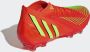 Adidas Predator Edge.1 Firm Ground Voetbalschoenen Solar Red Team Solar Green Core Black Dames - Thumbnail 11