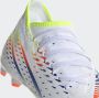 Adidas Predator Edge.3 Gras Voetbalschoenen (FG) Wit Geel Blauw - Thumbnail 6