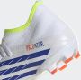 Adidas Predator Edge.3 Gras Voetbalschoenen (FG) Wit Geel Blauw - Thumbnail 9