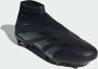 Adidas Perfor ce Predator League Laceless Firm Ground Voetbalschoenen Unisex Zwart - Thumbnail 5