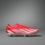 Adidas X Crazyfast Elite Gras Voetbalschoenen (FG) Felrood Wit Geel - Thumbnail 4