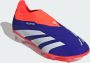 Adidas Predator Elite Veterloze Gras Voetbalschoenen (FG) Kids Blauw Wit Rood - Thumbnail 6