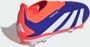 Adidas Predator Elite Veterloze Gras Voetbalschoenen (FG) Kids Blauw Wit Rood - Thumbnail 7