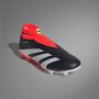 Adidas Predator League Laceless FG Core Black Cloud White Solar Red- Heren Core Black Cloud White Solar Red - Thumbnail 7