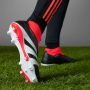 Adidas Predator League Laceless FG Core Black Cloud White Solar Red- Heren Core Black Cloud White Solar Red - Thumbnail 10