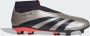 Adidas Predator League Laceless FG Platinum Metallic Aurora Black Turbo Platinum Metallic Aurora Black Turbo - Thumbnail 14