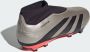 Adidas Predator League Laceless FG Platinum Metallic Aurora Black Turbo Platinum Metallic Aurora Black Turbo - Thumbnail 18