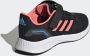 Adidas Perfor ce Runfalcon 2.0 sneakers zwart koraalrood lichtblauw kids - Thumbnail 8