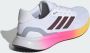 Adidas Performance RunFalcon 5 hardloopschoenen wit geel roze - Thumbnail 8