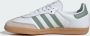 Adidas Originals Samba OG Junior Cloud White Silver Green Gum Cloud White Silver Green Gum - Thumbnail 7