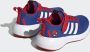 Adidas Sportswear x Marvel FortaRun Spider-Man 2.0 Cloudfoam Sport Running Schoenen met Elastische Veters en Klittenband Kinderen Blauw - Thumbnail 5