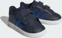 Adidas Sportswear Grand Court Lifestyle Schoenen Kinderen Blauw - Thumbnail 5