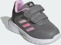 Adidas tensaur run 2.0 cf hardloopschoenen grijs roze kinderen - Thumbnail 8