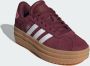 Adidas Sportswear VL Court Bold suède sneakers donkerrood wit Suede 35 1 2 - Thumbnail 14