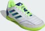 Adidas Top Sala Competition Zaalvoetbalschoenen (IN) Kids Wit Blauw Geel - Thumbnail 6