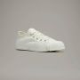 Y-3 Witte Leren Sneakers Ronde Neus White - Thumbnail 8