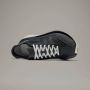 Y-3 Zwarte Leren Sneakers Ronde Neus Black Heren - Thumbnail 18