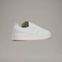 Y-3 Witte Leren Sneakers Ronde Neus White - Thumbnail 9