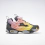 Reebok Grijze Lage Top Sneakers Waarschuwingsgeel Multicolor Heren - Thumbnail 3