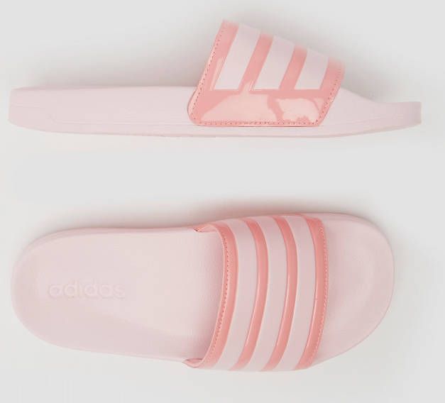 oud Broek boycot Adidas adilette Shower Badslippers Clear Pink Clear Pink Super Pop -  Schoenen.nl