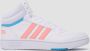 Adidas Hoops Mid 3.0 Sneakers Wit Roze Kinderen - Thumbnail 2