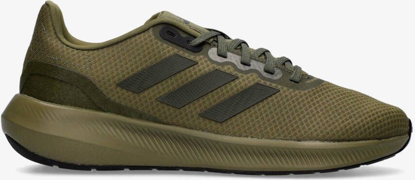 adidas runfalcon 3.0 hardloopschoenen khaki heren