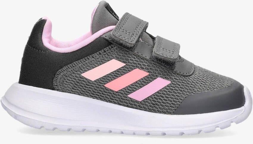 adidas tensaur run 2.0 cf hardloopschoenen grijs roze kinderen