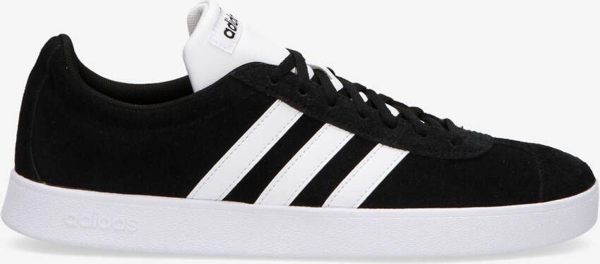 adidas vl court 2.0 sneakers zwart wit heren