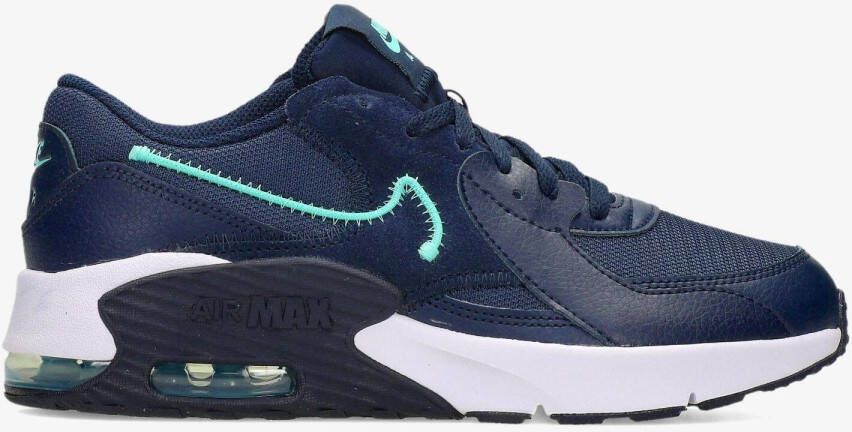 Nike air max excee sneakers zwart groen kinderen