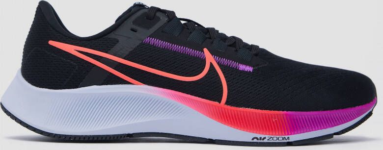 Nike air zoom pegasus 38 hardloopschoenen zwart roze heren