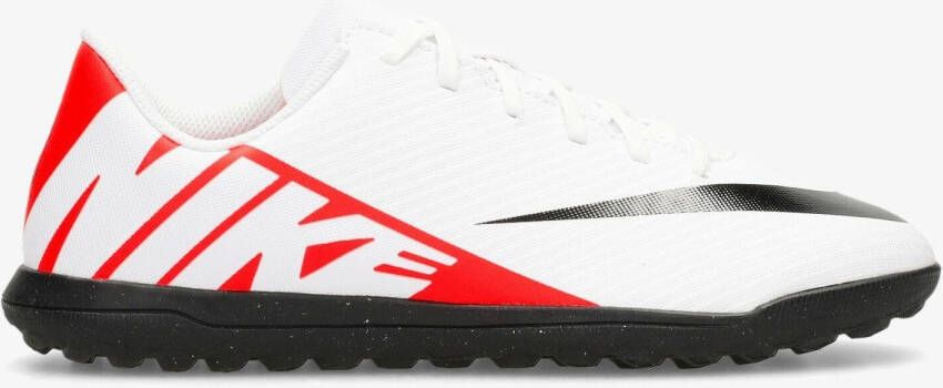 Nike mercurial vapor club voetbalschoenen wit rood kinderen