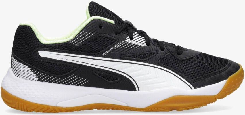 Puma solarflash ii indoorschoenen zwart wit heren dames