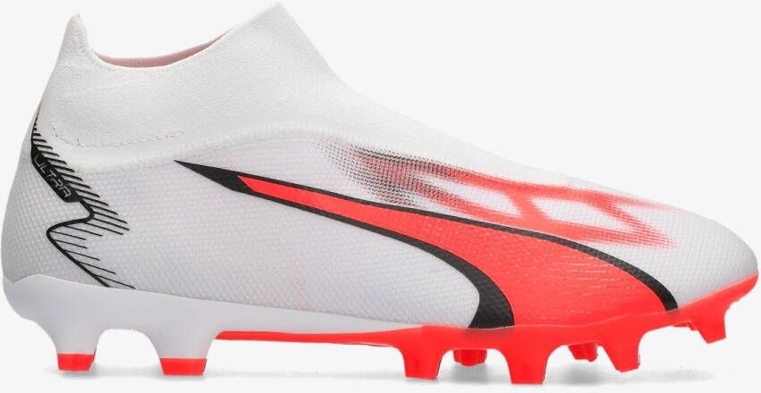 Puma ultra match laceless voetbalschoenen wit rood heren