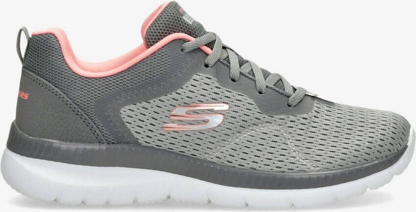 Skechers bountiful hardloopschoenen grijs dames